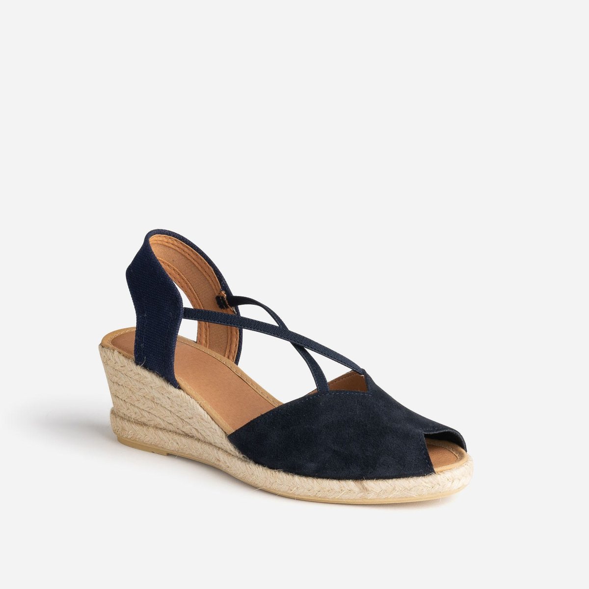 Sandale À Talon en cuir TAMARA marine, ERAM