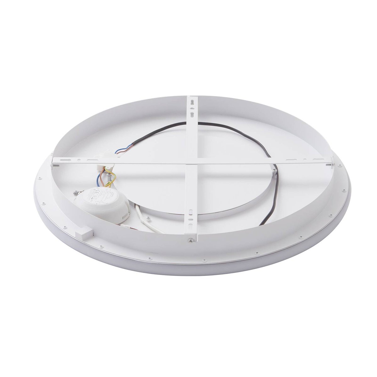 Plafonnier LED, Edenia blanc, noir, LINDBY