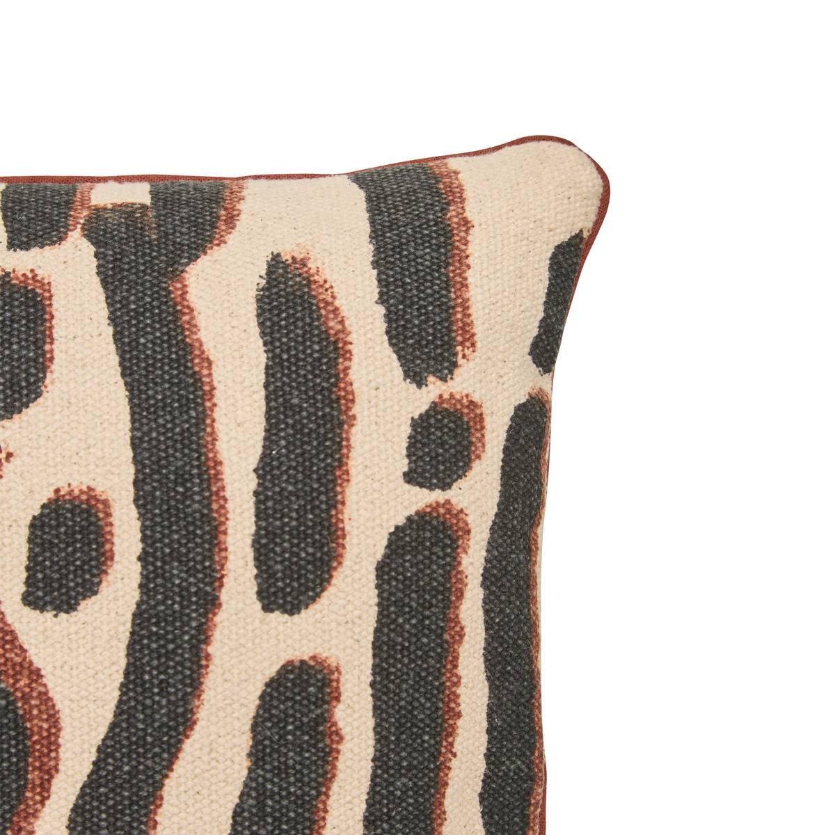 Coussin WONJA noir, ATMOSPHERA