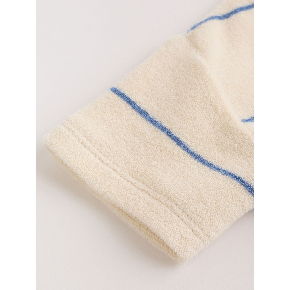 Haut et short bébé en tissu éponge rayures neutres/bleues, NEXT