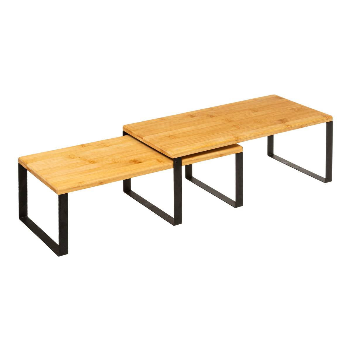 Lot de 2 étagères gigognes NERA beige, 5FIVE SIMPLY SMART