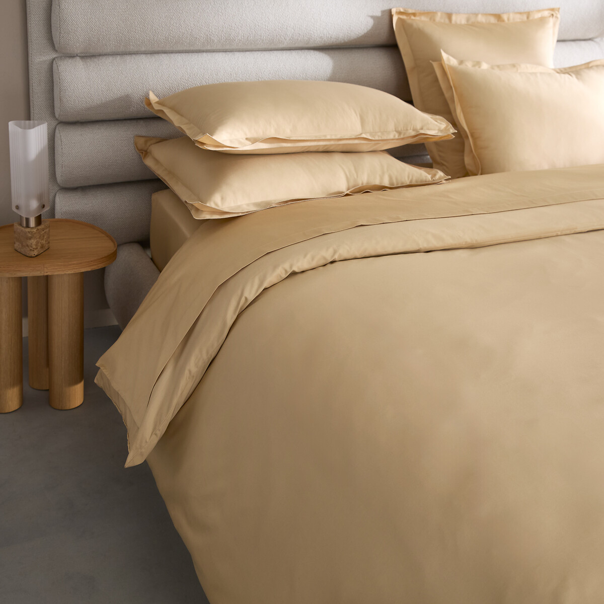Galor Cotton Satin 400 Thread Count Duvet Cover camel, AM.PM