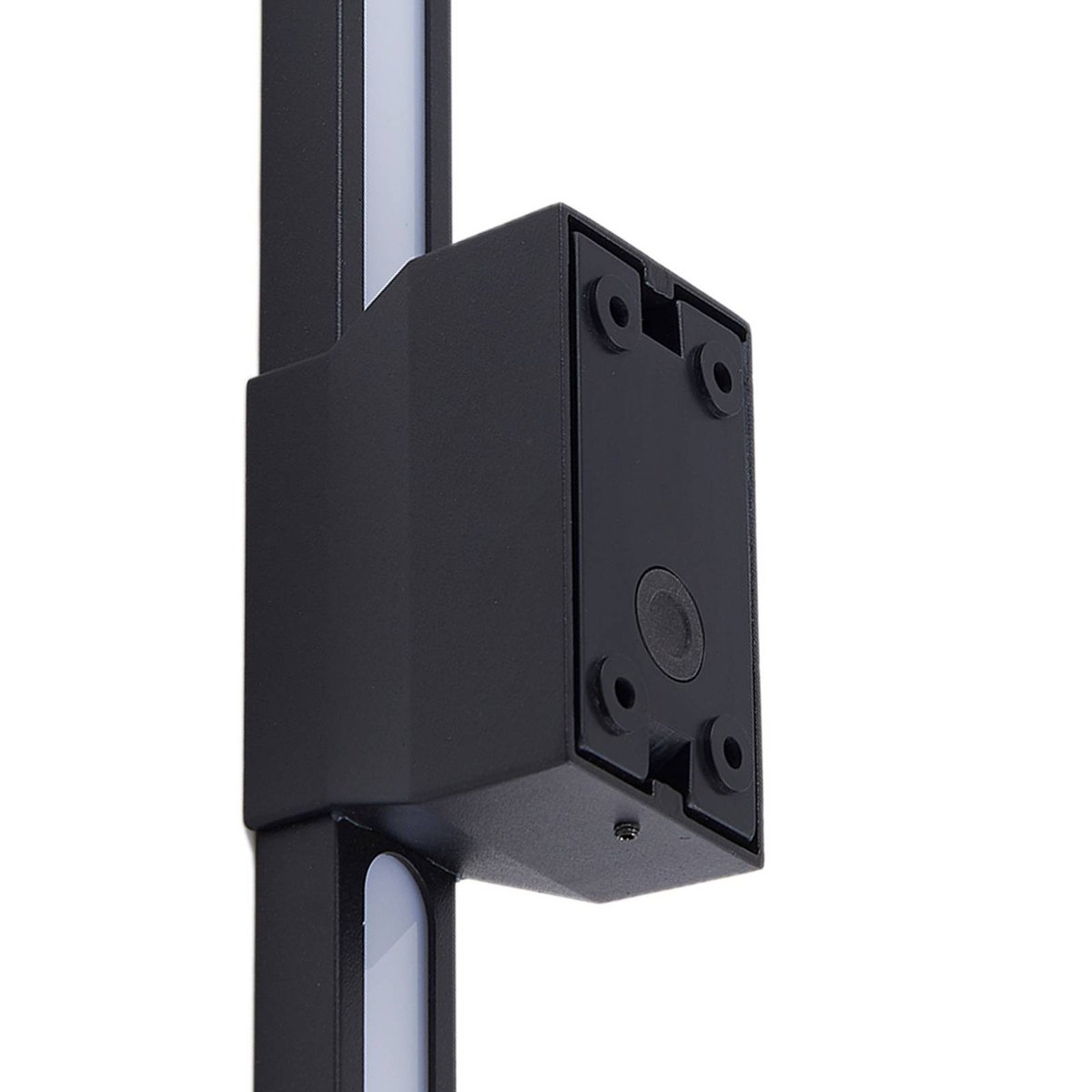 Applique extérieure en aluminium moderneLED noir, LINDBY