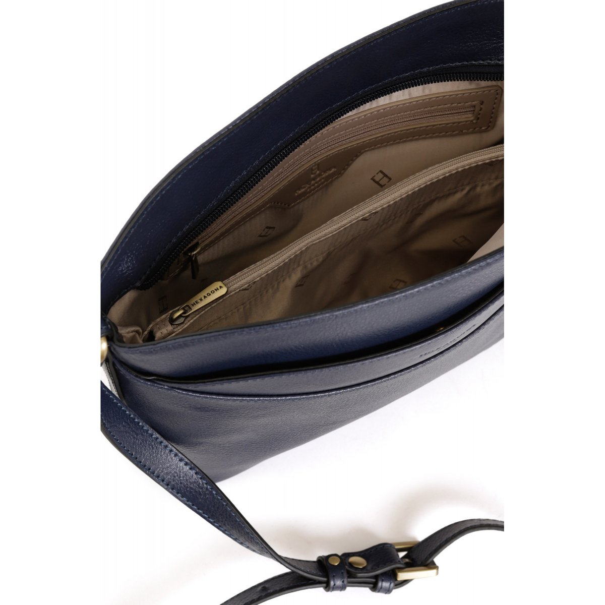Sac porté travers RÉPUBLIQUE bleu marine, HEXAGONA