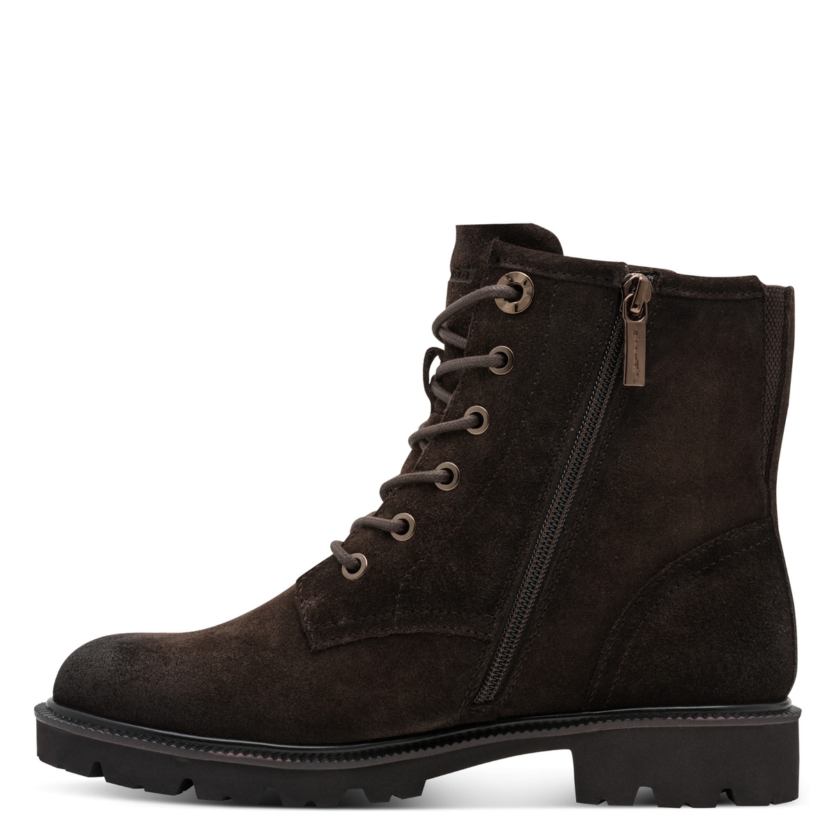 Bottine comfort weite marron antilope combiné, TAMARIS