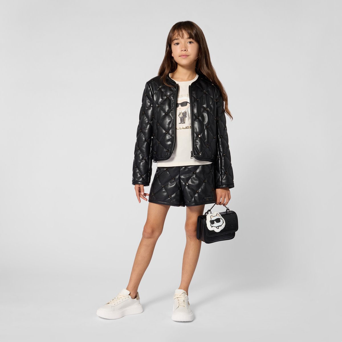 Veste manches longues black, KARL LAGERFELD KIDS