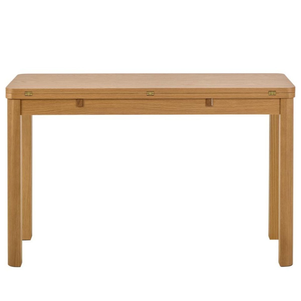 Table rectangulaire à volets chêne clair 2/4 places L120 - MILA bois clair, HELLIN, DEPUIS 1862