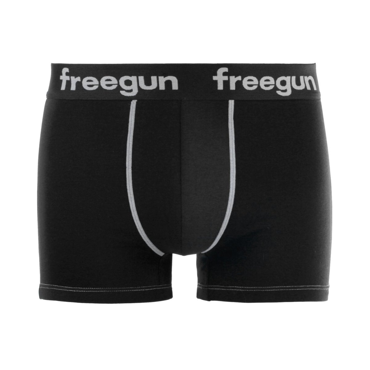 Lot De 9 Boxers Coton rouge/noir/gris/bleu, FREEGUN