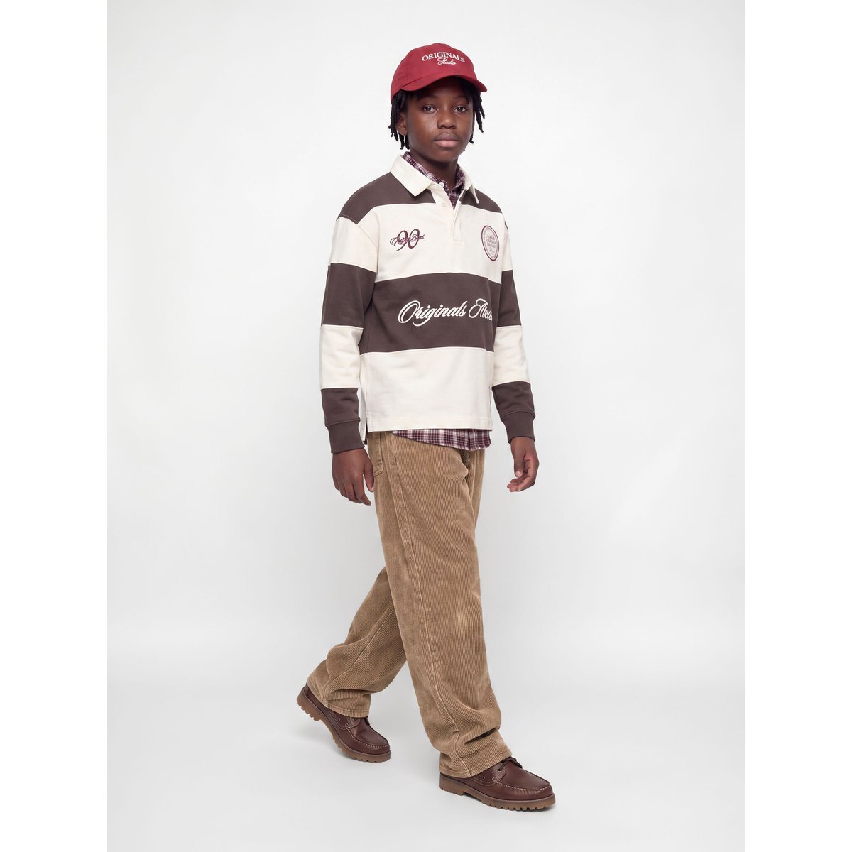 Pantalon marron - cocoa 1, JACK & JONES JUNIOR