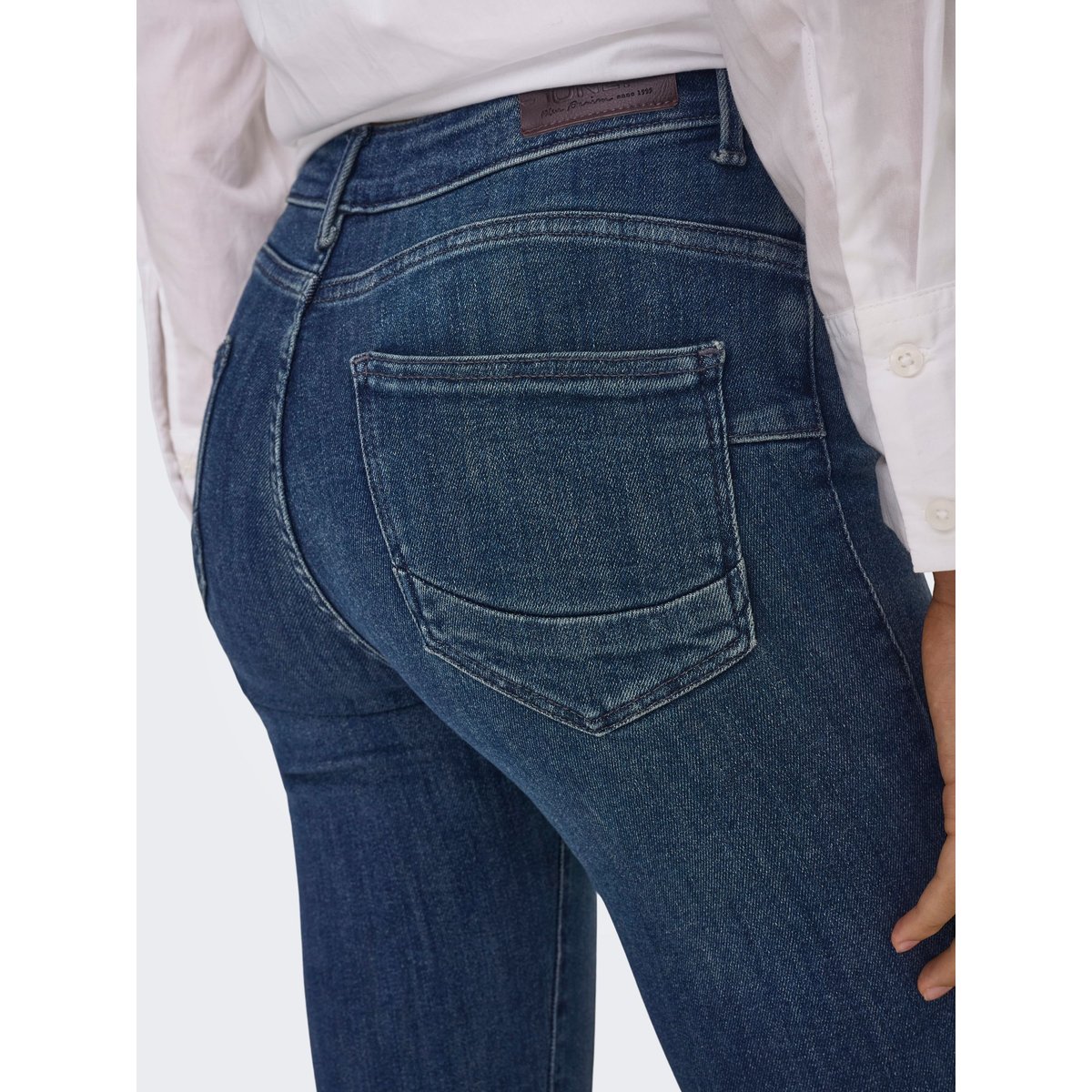 Jean Skinny dark blue denim, ONLY