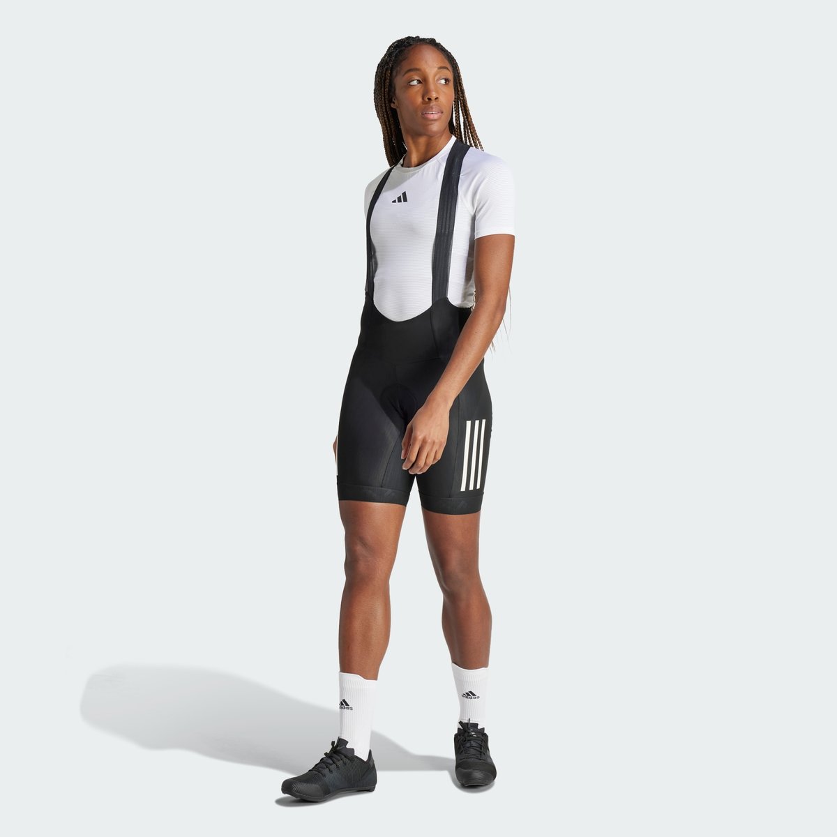 Cuissard à bretelles de cyclisme 3 bandes Essentials black, adidas Performance