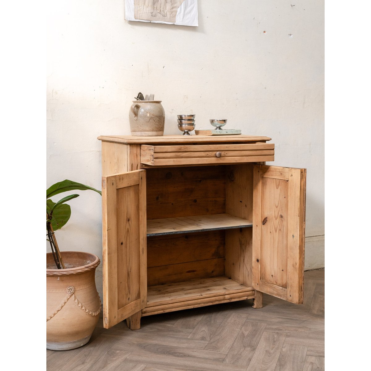 Buffet en bois Gilbert N°1929 - Bon état bois clair, DEBONGOUT