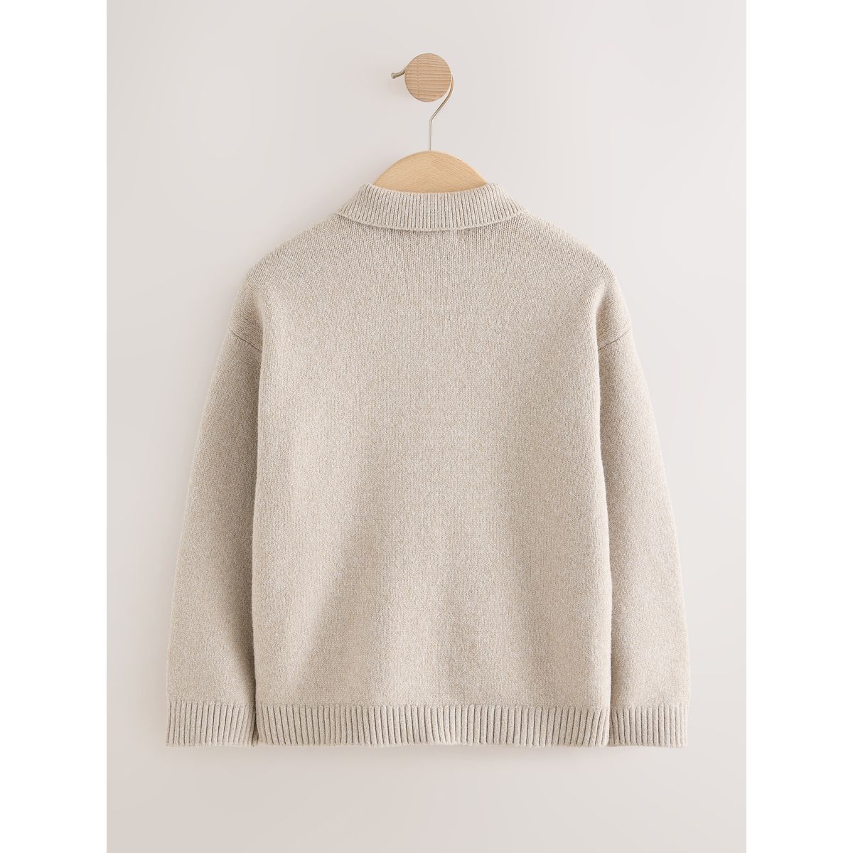 Cardigan zippé naturel, NEXT