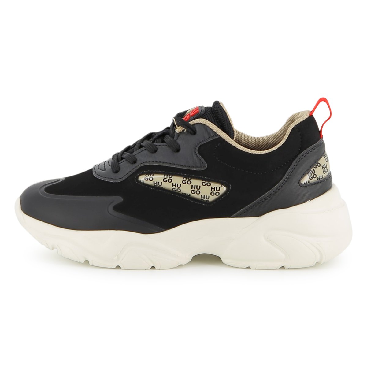 Sneakers basse black, HUGO KIDSWEAR