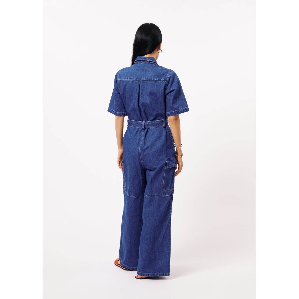 Combinaisons en coton AKILA indigo, FRNCH