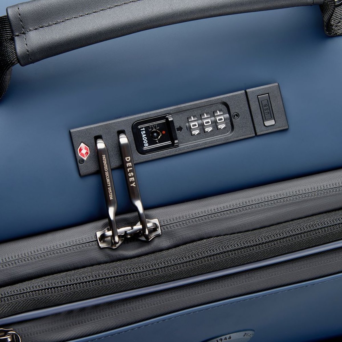 Valise S TURENNE SOFT bleu nuit, DELSEY PARIS