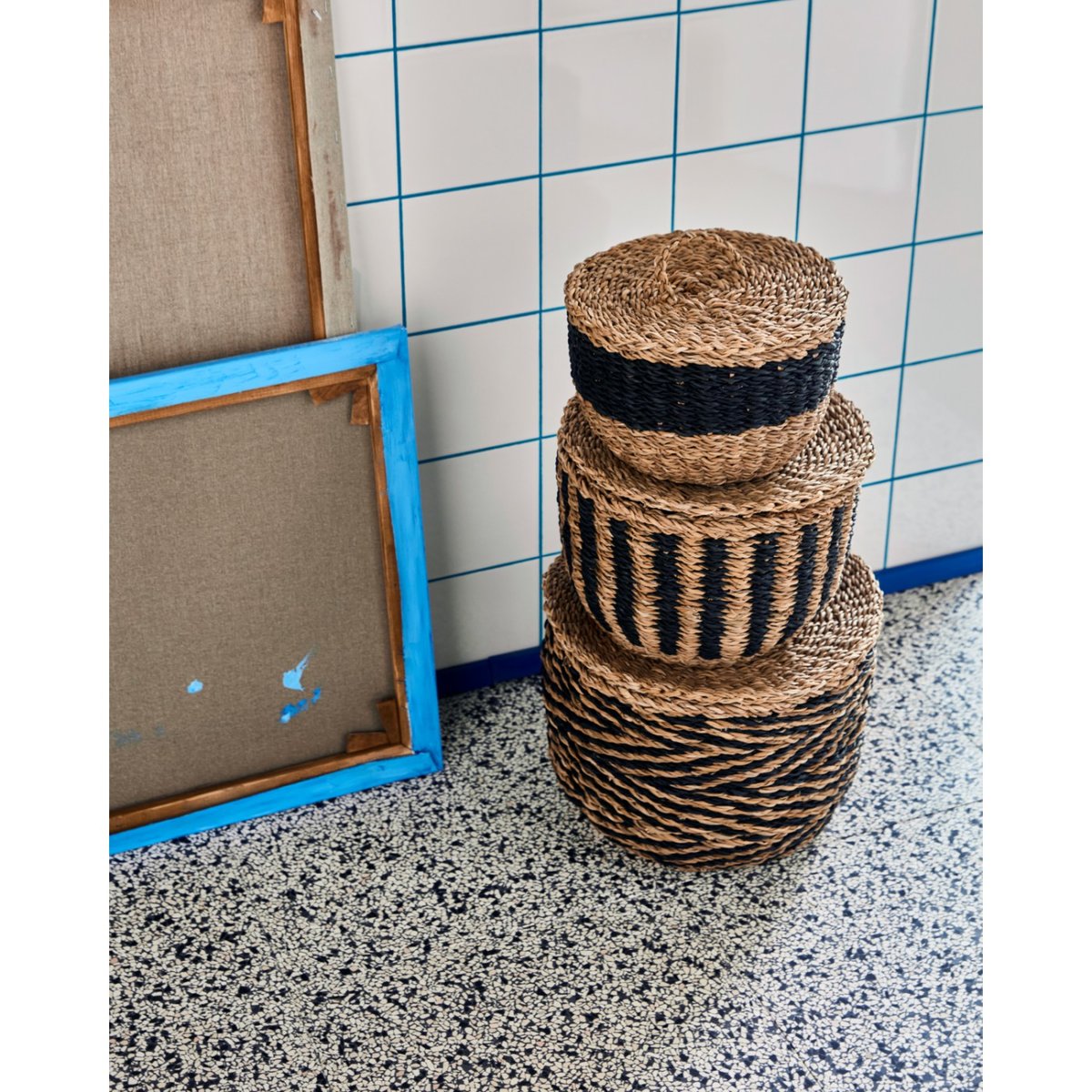 Lot de 3 paniers de rangement Cesto multi, HOUSE DOCTOR