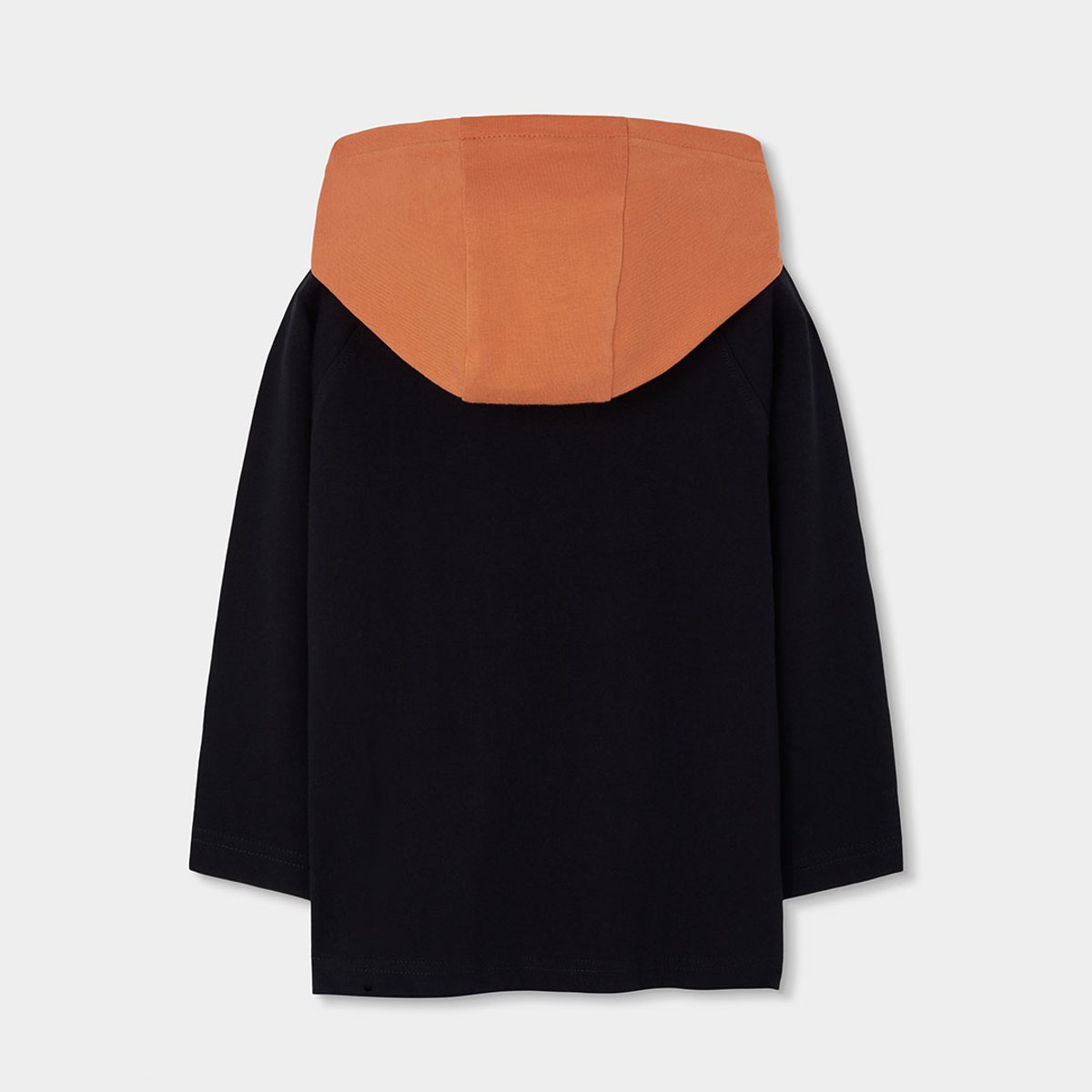 T-shirt garçon en maille à capuche imprimé NY noir, BOBOLI