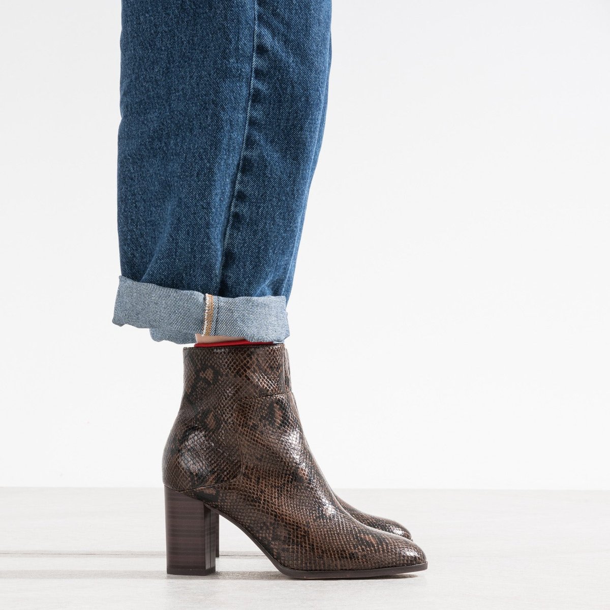 Boots À Talon COLEEN chocolat, ERAM