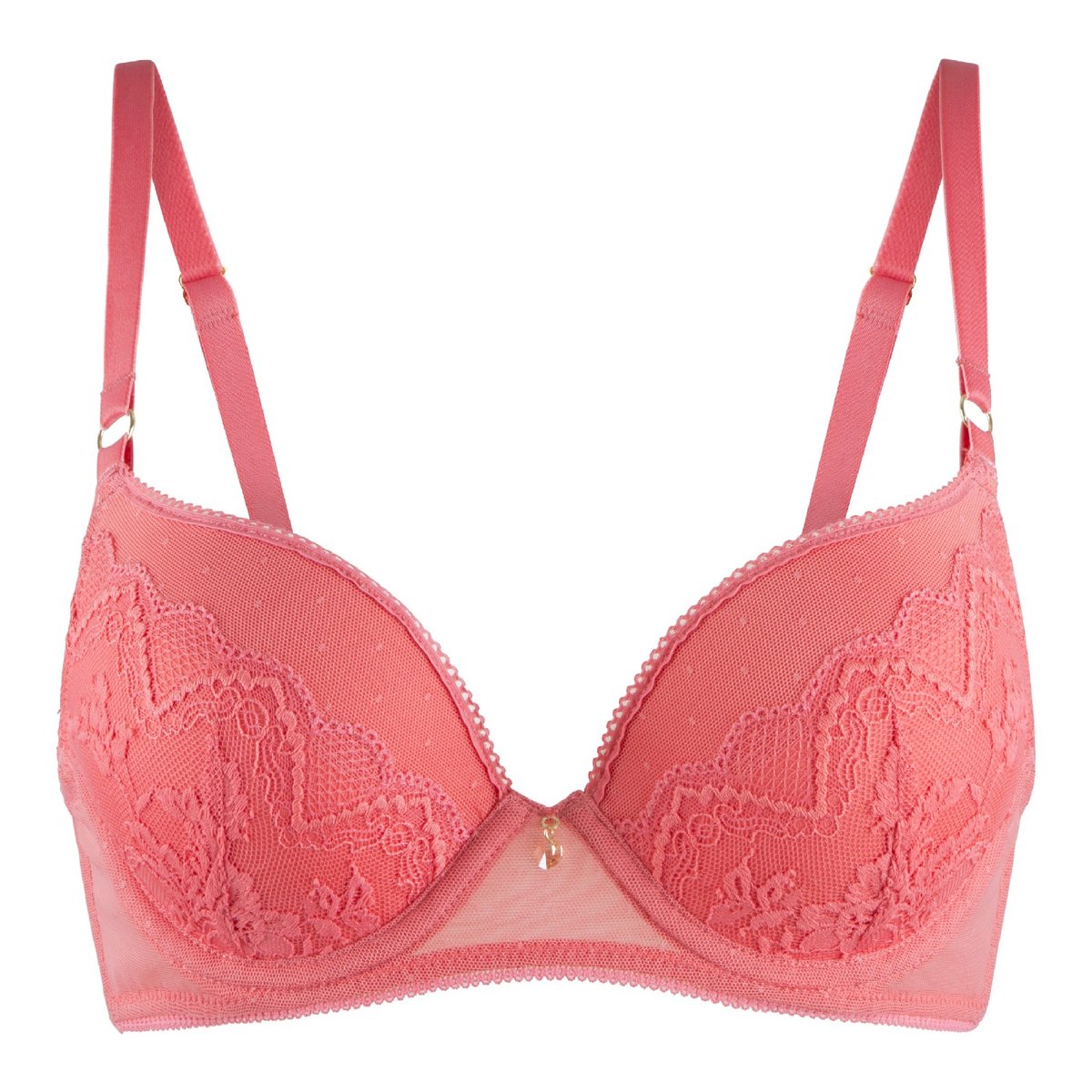 Soutien-gorge push up spiced coral, LINGADORE