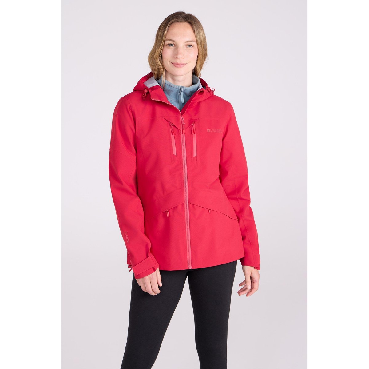 Veste imperméable RHINE EXTREME rouge foncé, MOUNTAIN WAREHOUSE