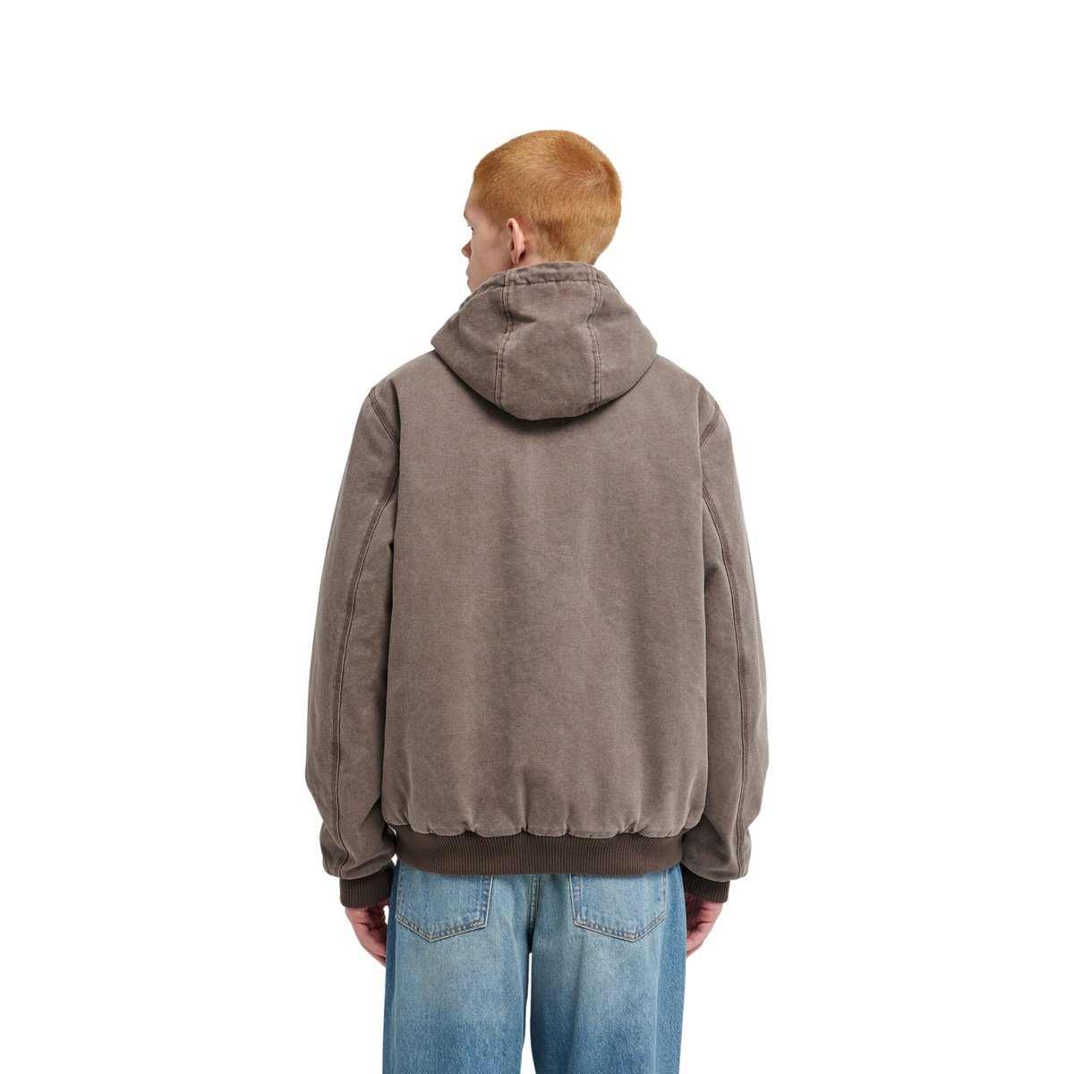 Veste en toile HOODED BOMBER JACKET marron java, ELEMENT