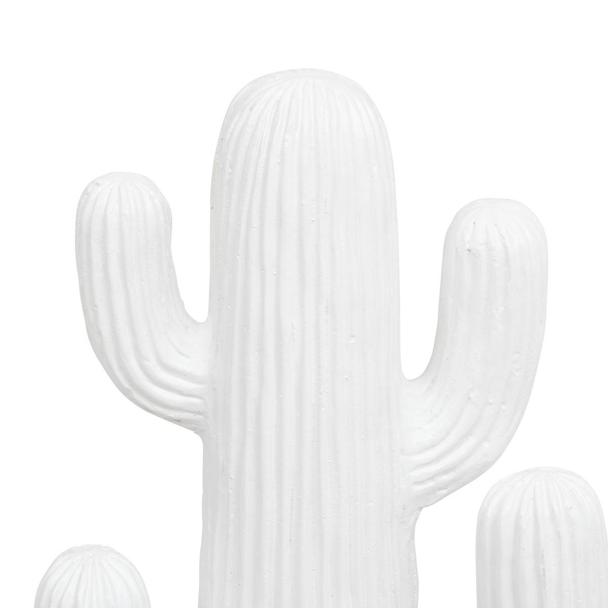 Cactus déco RODRIGO blanc, ATMOSPHERA