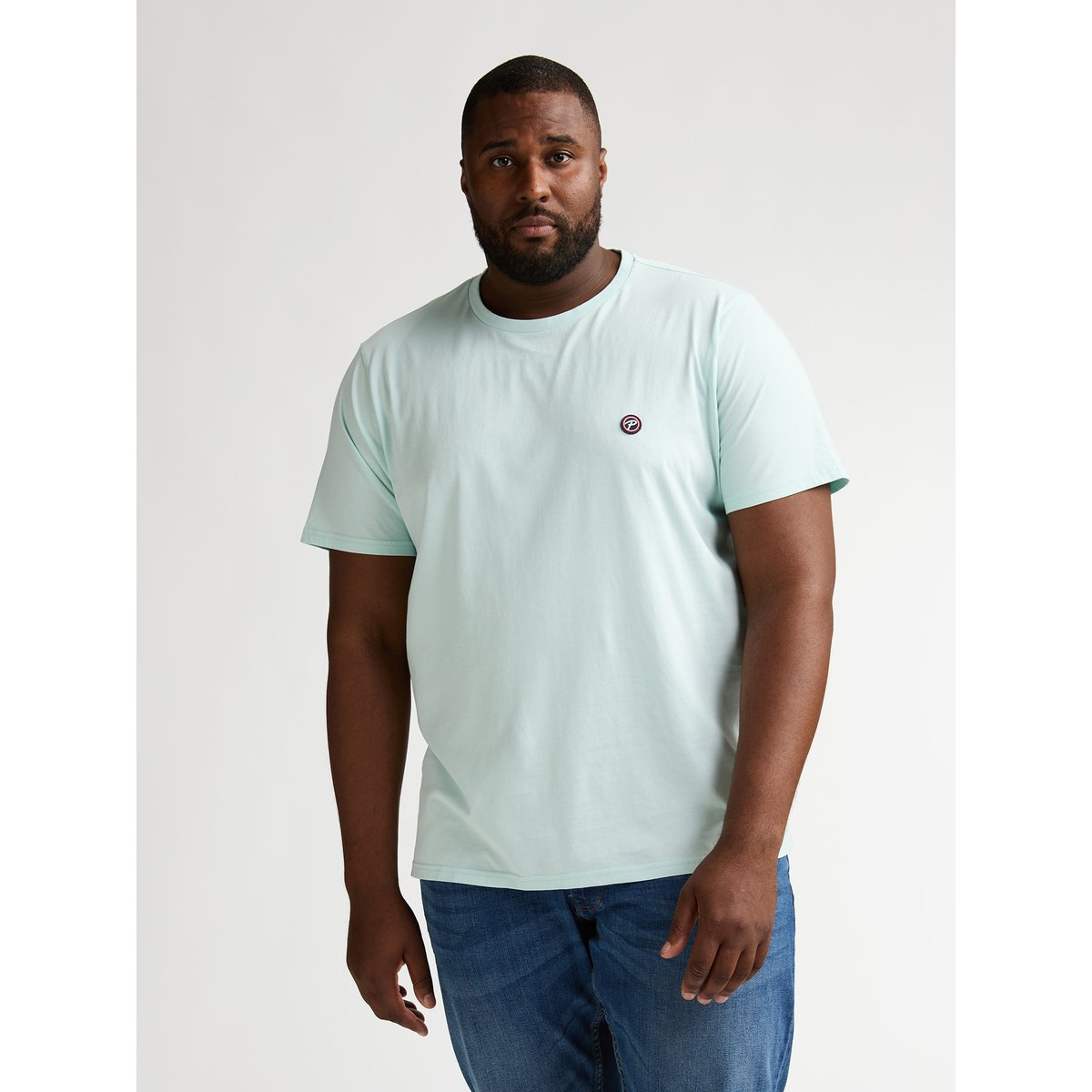T-shirt à logo grande taille vórtice vert cool mint, PETROL INDUSTRIES