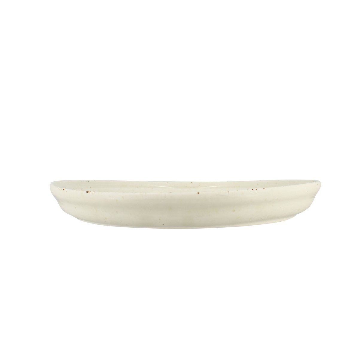 Lot de 6 assiettes à desserts 20,5cm en porcelaine, ORA beige, OGO LIVING
