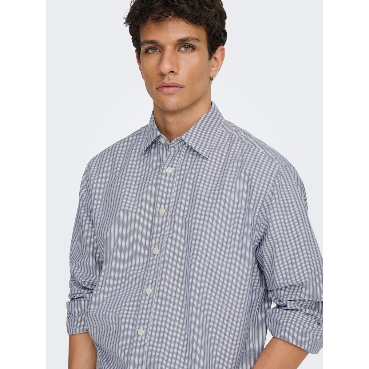 Chemise Oxford peacoat, ONLY & SONS