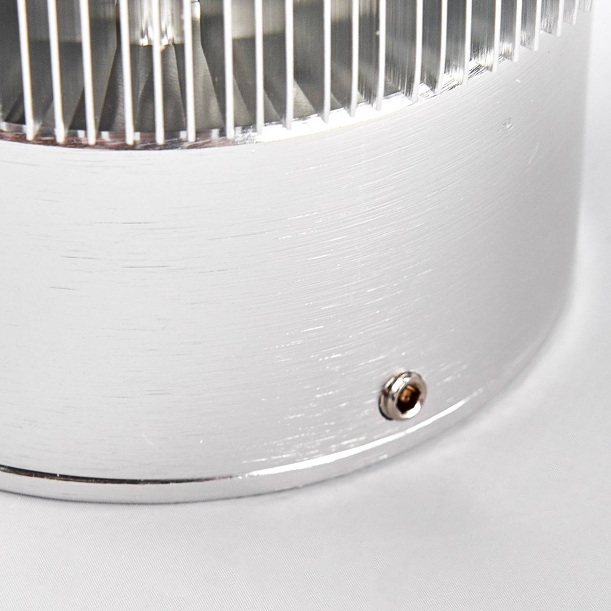 Applique extérieure en aluminium moderneLED aluminium brossé, LUCANDE