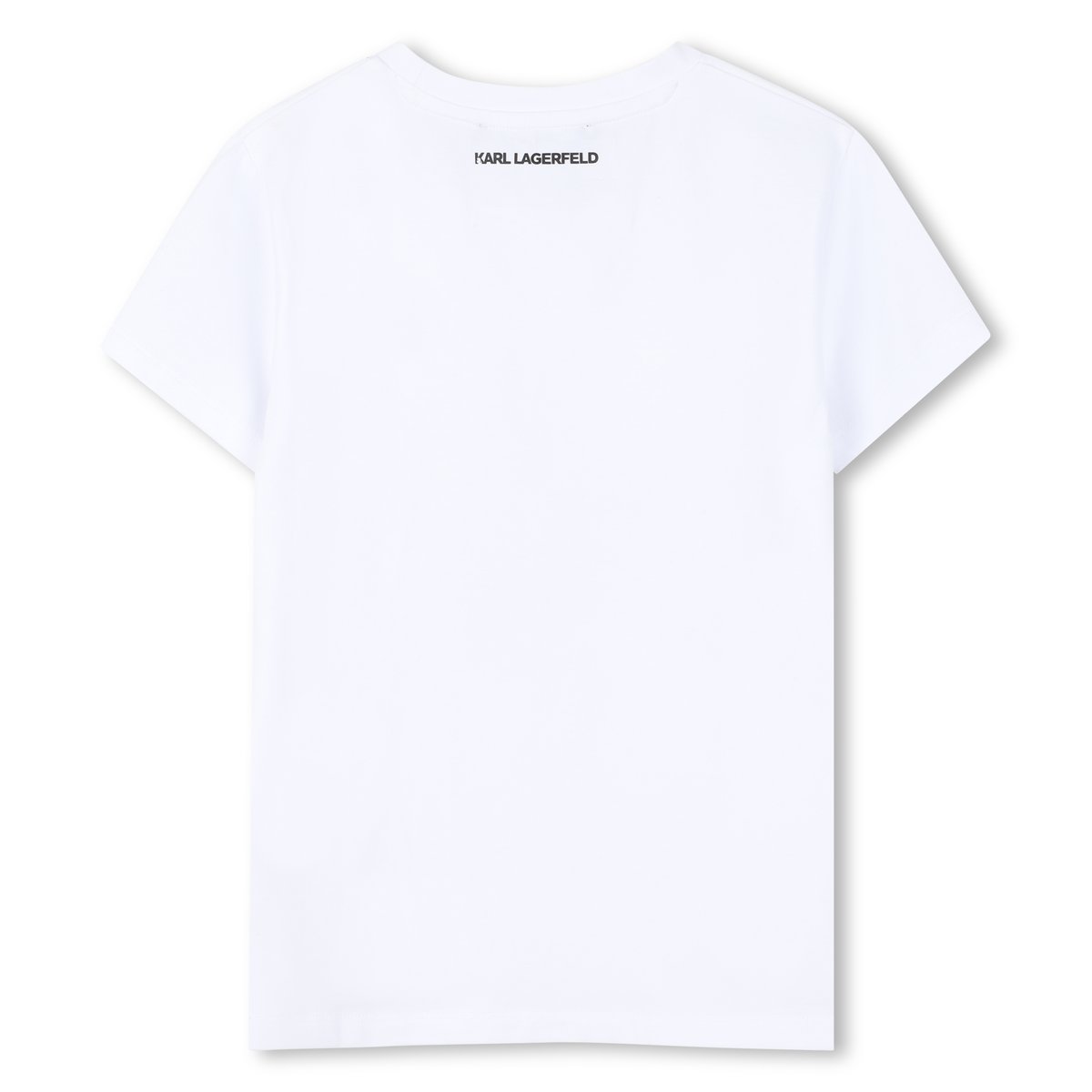 Tee-shirt manches courtes blanc, KARL LAGERFELD KIDS