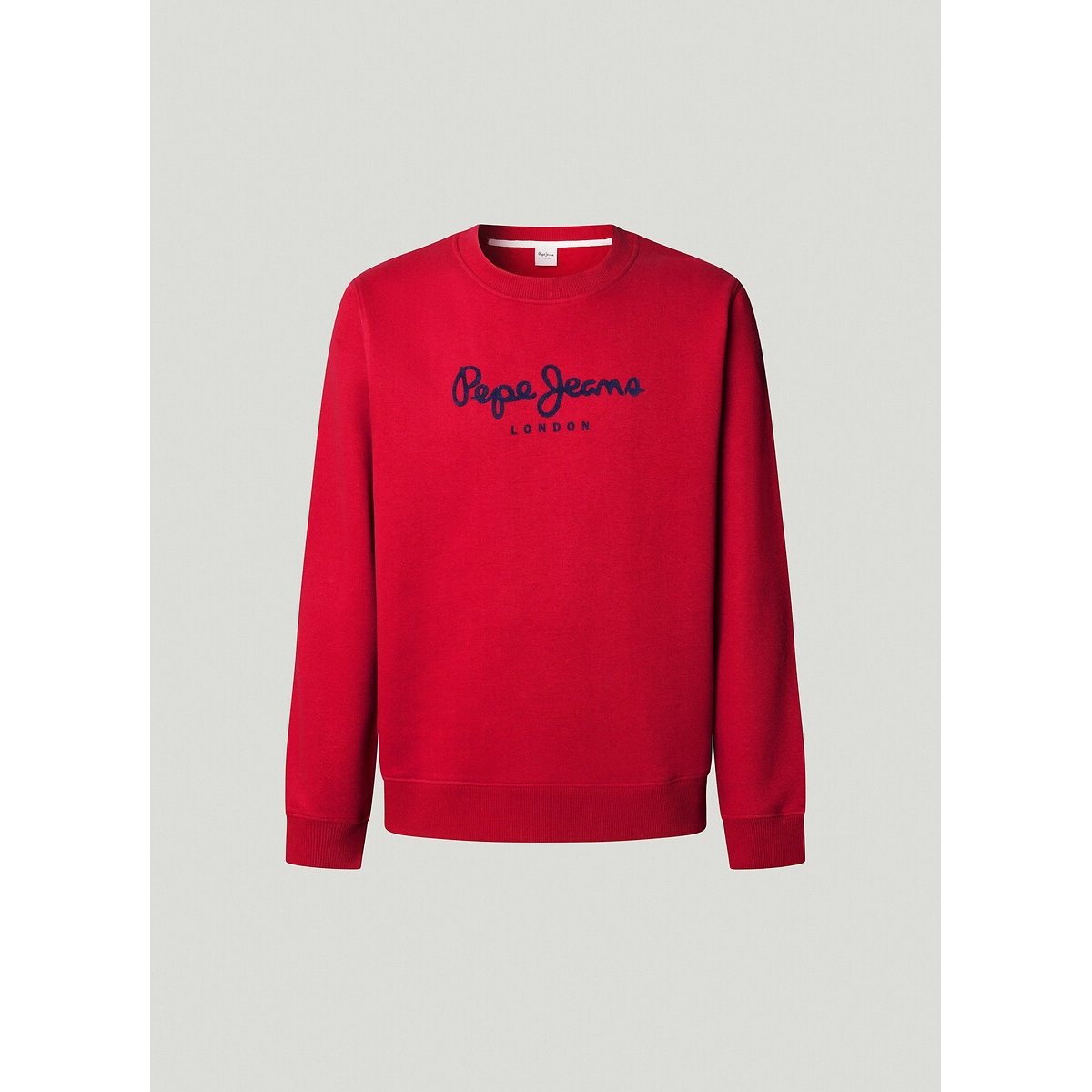 Sweat col rond Macbeth rouge, PEPE JEANS