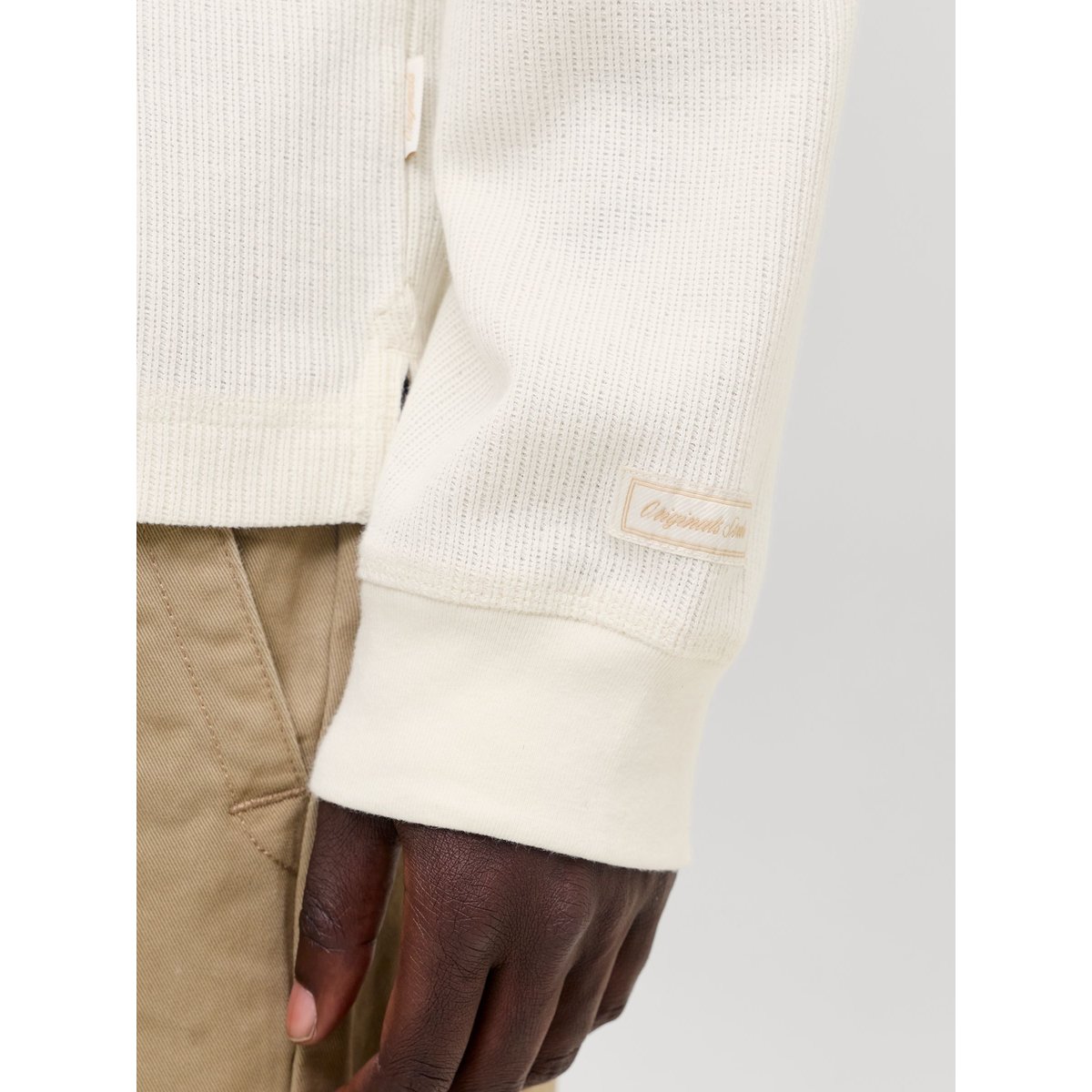 T-Shirt À Manches Longues antique white, JACK & JONES