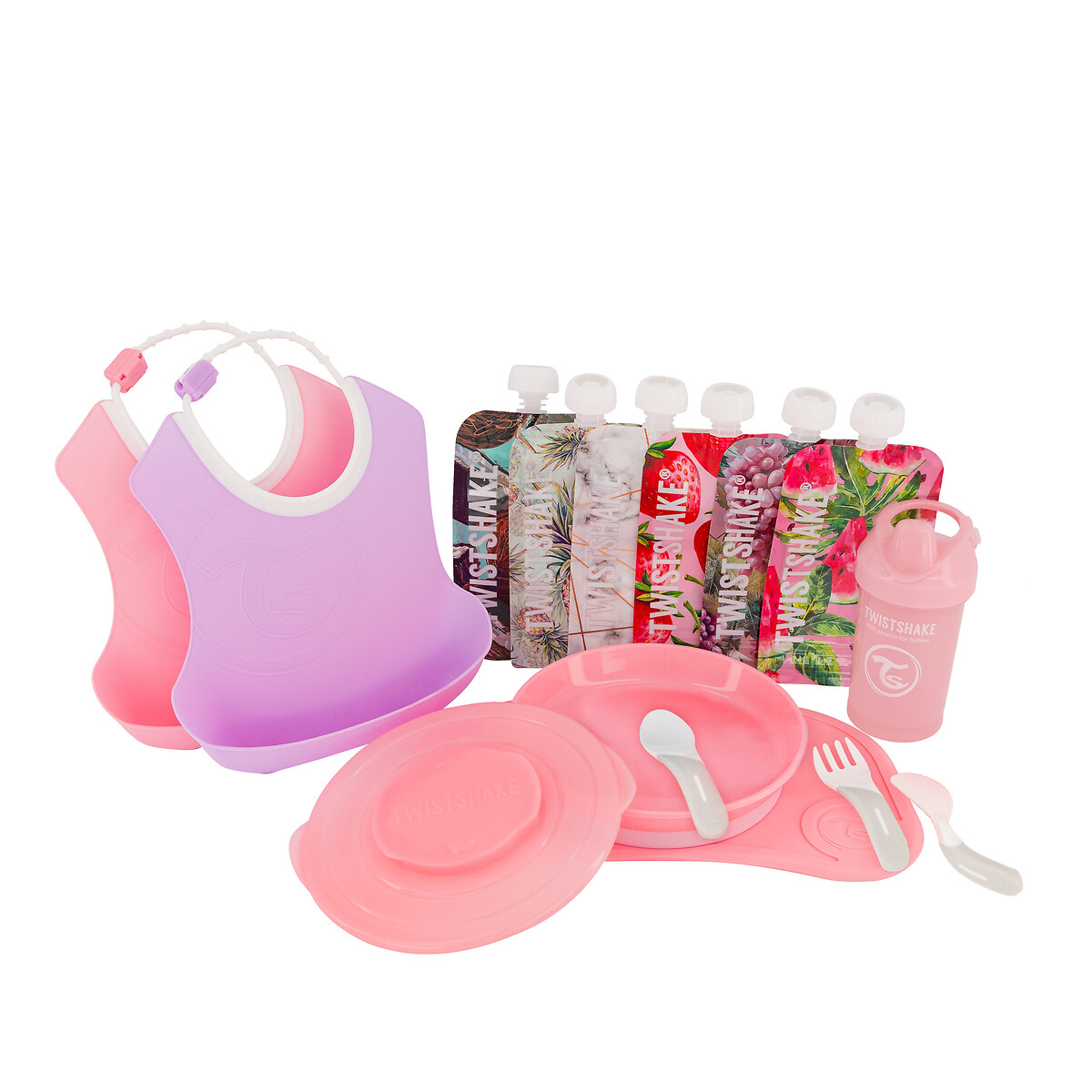 Pack Promocional 2 Alimentação Twistshake rosa, TWISTSHAKE