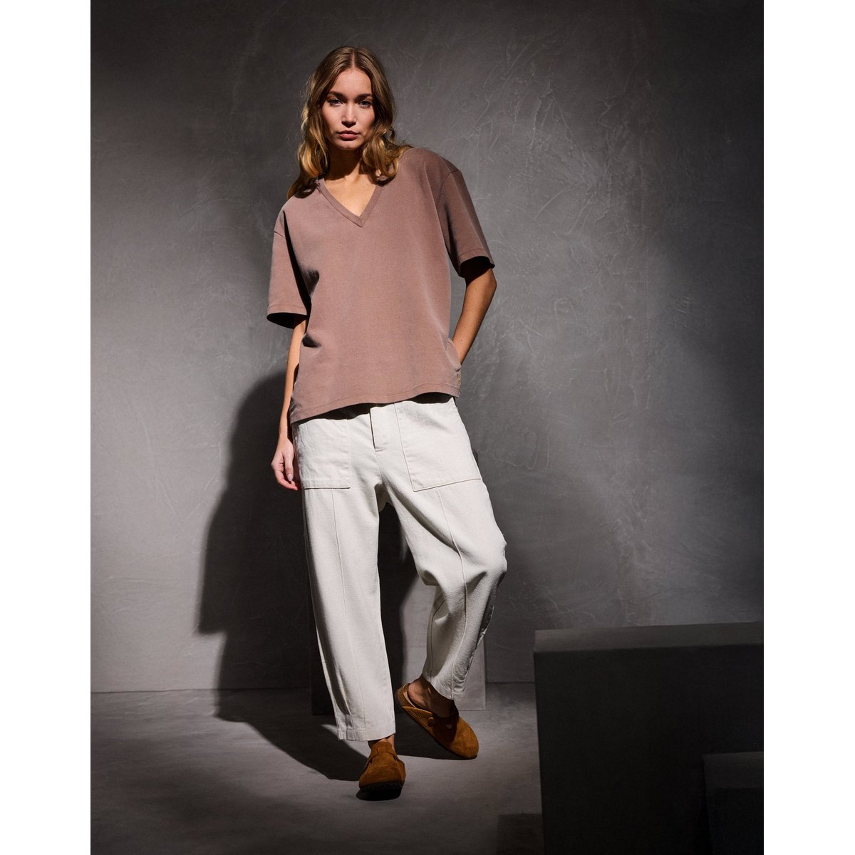 Pantalon KENDAL ANTIK beige, PULLIN