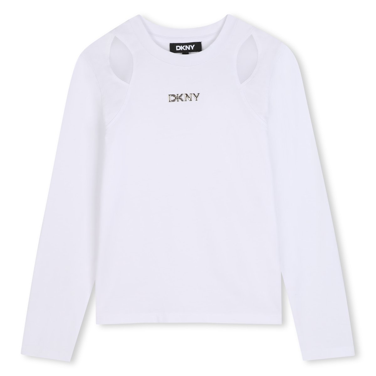 Tee-shirt manches longues blanc, DKNY