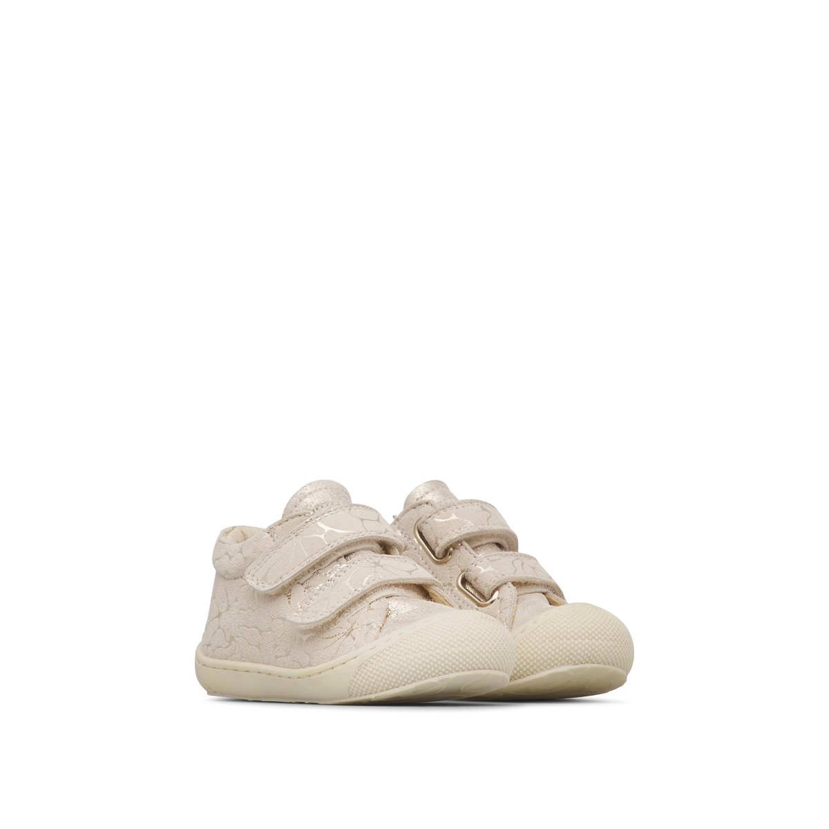 Chaussures premiers pas en suède COCOON VL beige-platin-, NATURINO
