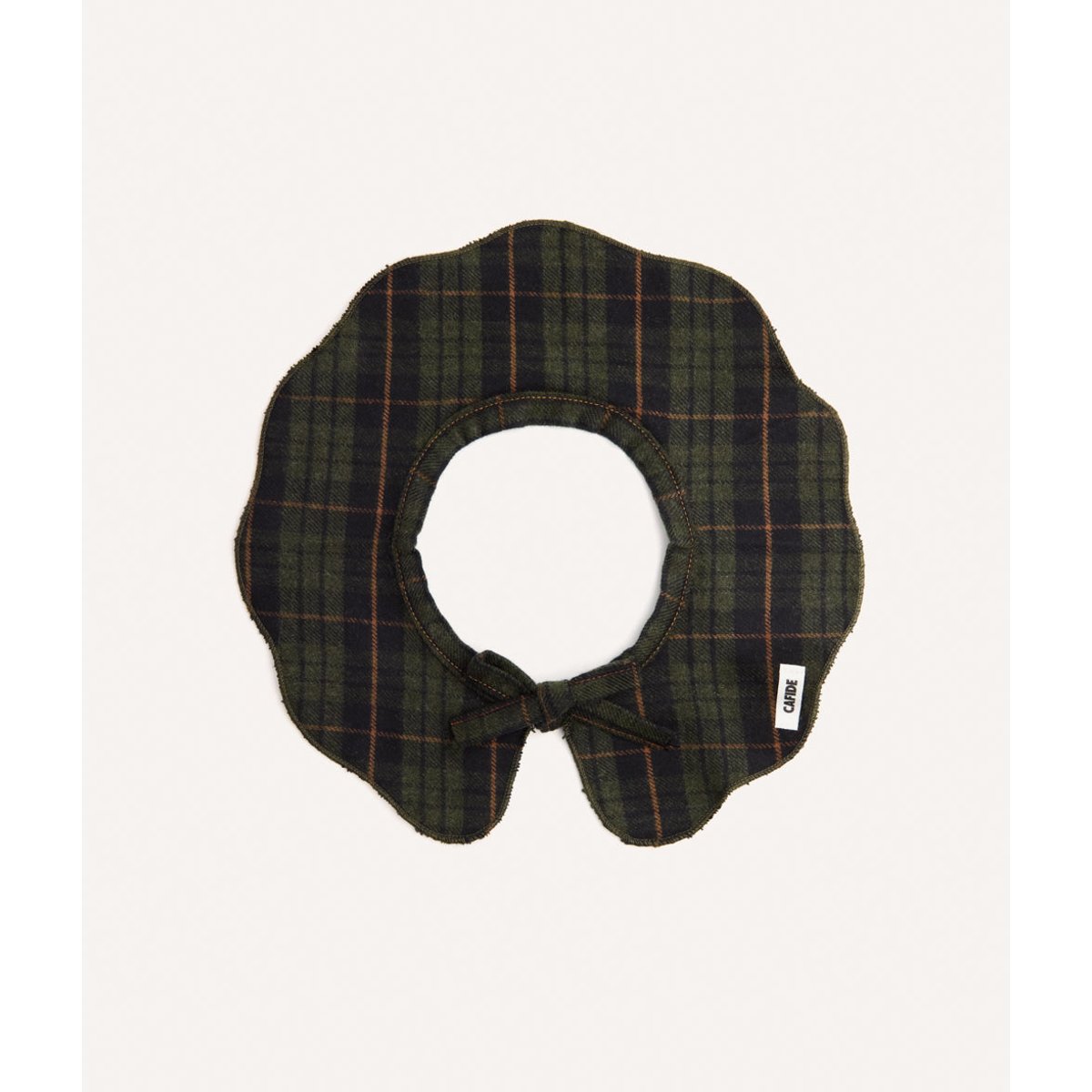 Bandana pour chien style col tartan vert, Lola vert, CAFIDE