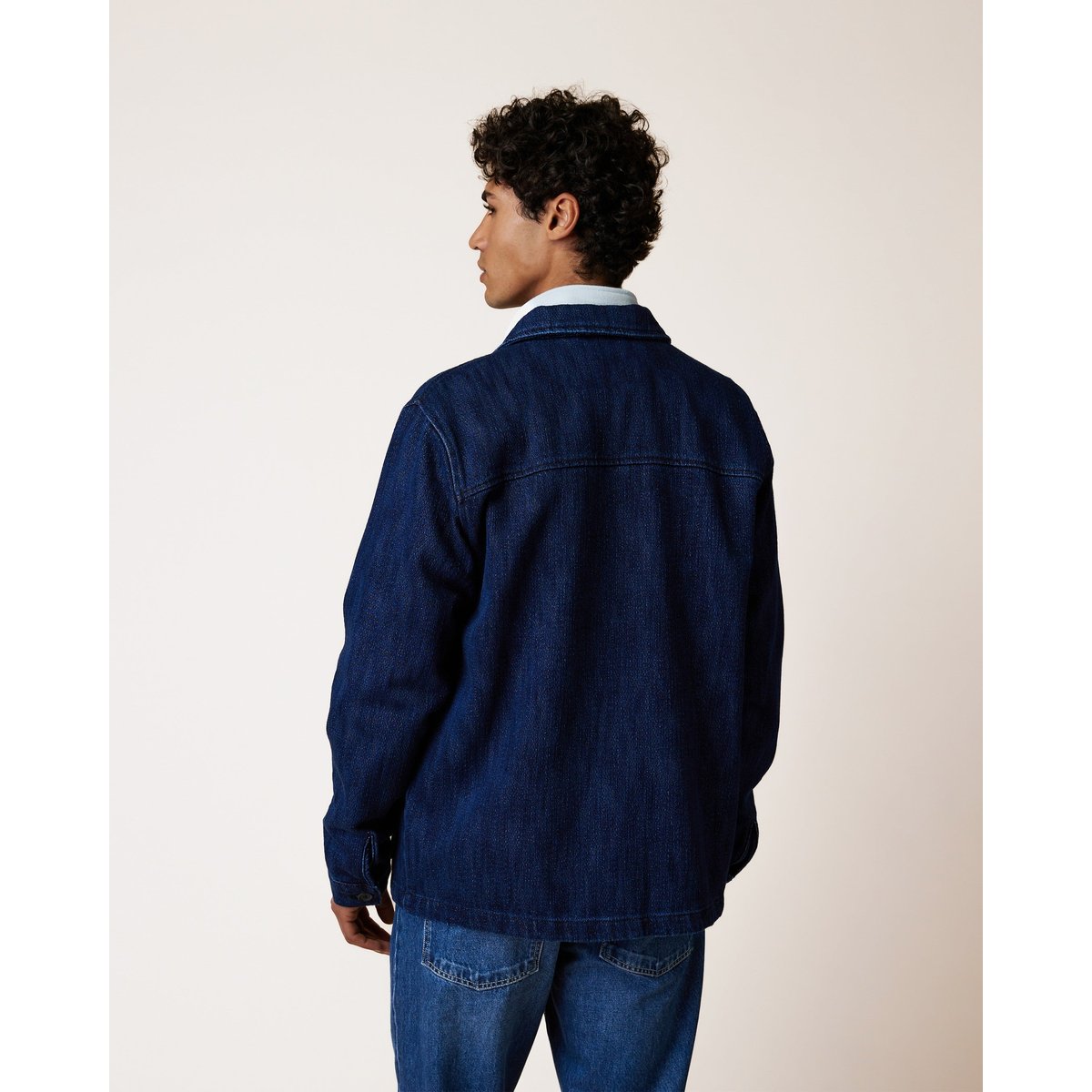 Veste denim bleu foncé, FAGUO