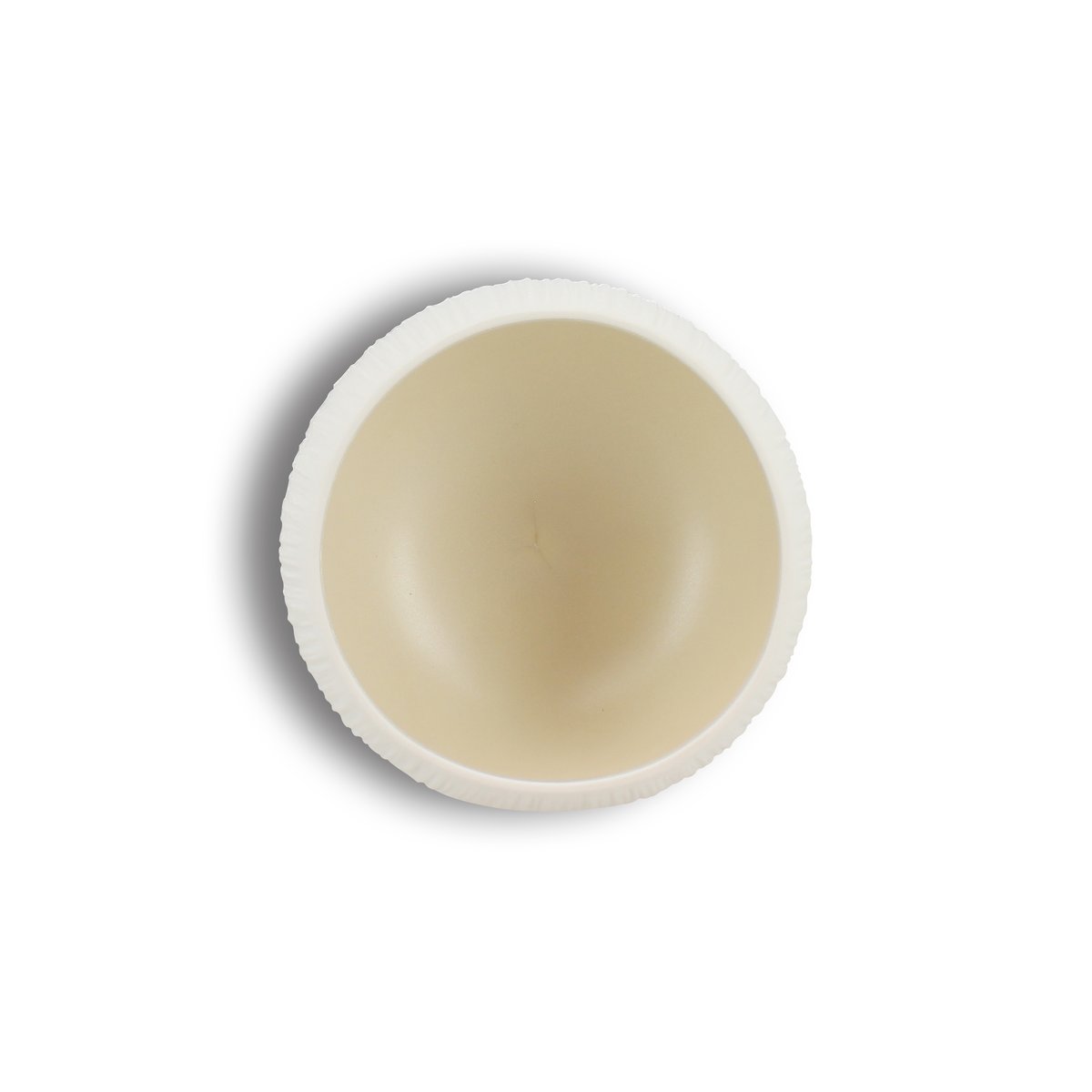Lot de 6 bols en porcelaine 10cm, URUS beige-blanc, OGO LIVING