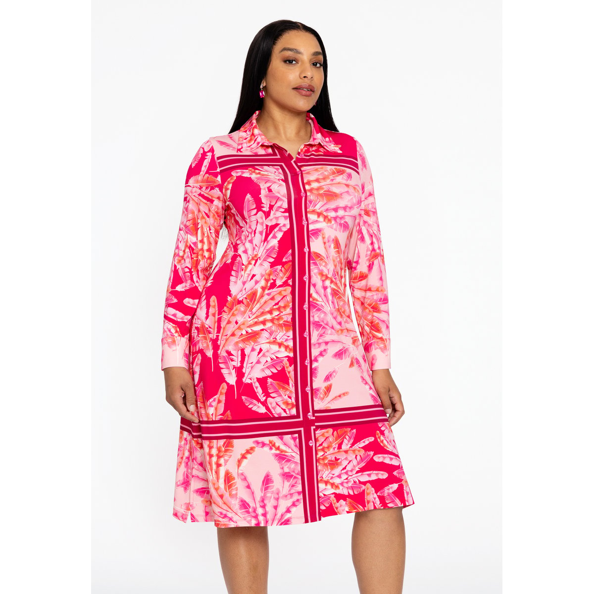 Robe imprimé / imprimée rose, YOEK