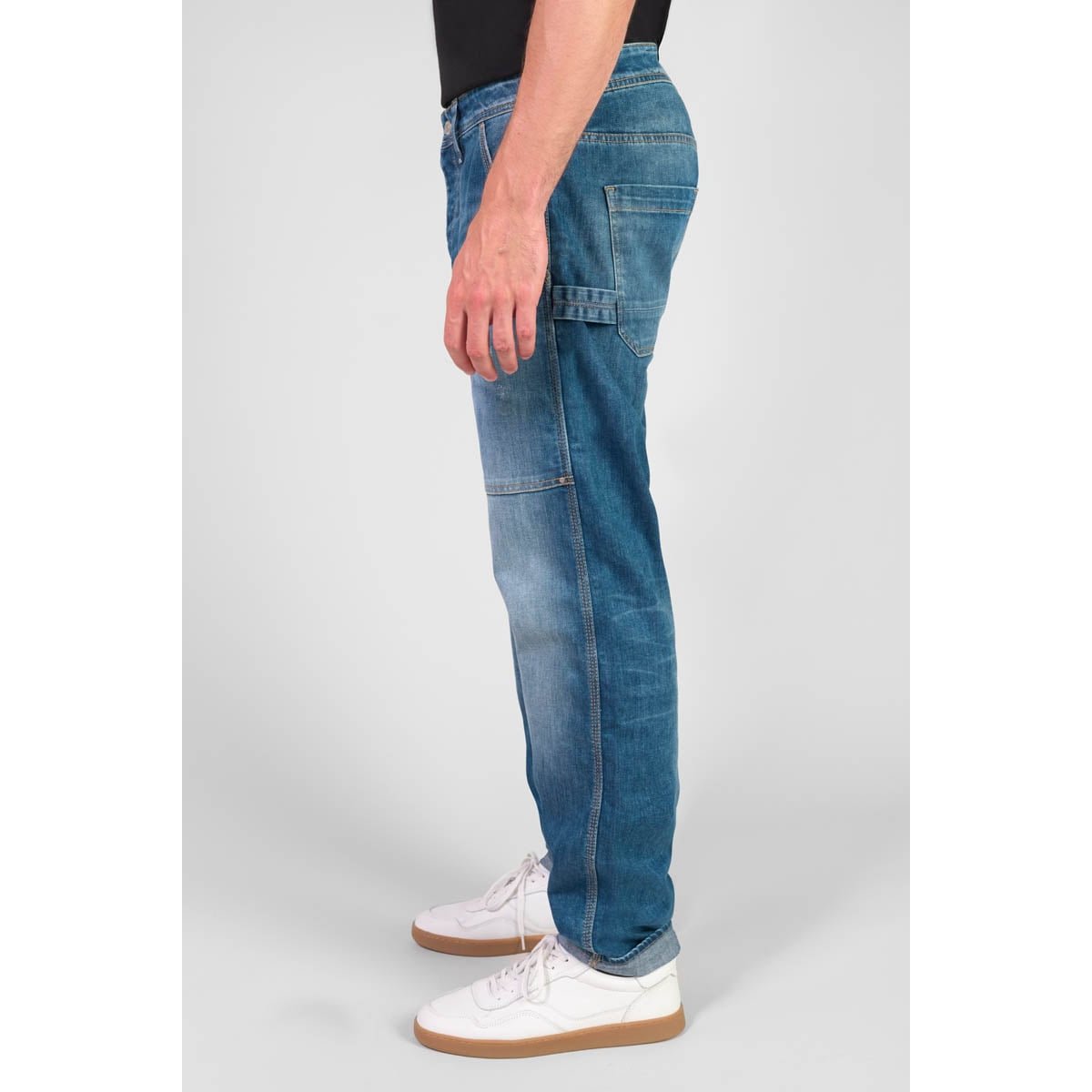 Jeans loose, large loose , longueur 34 blue, LE TEMPS DES CERISES
