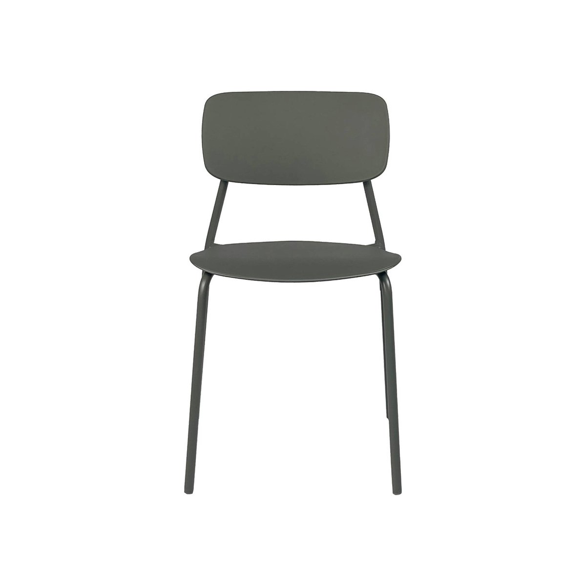 Table de jardin métal + 4 assises AMÉLIA + LIVA kaki, SWEEEK
