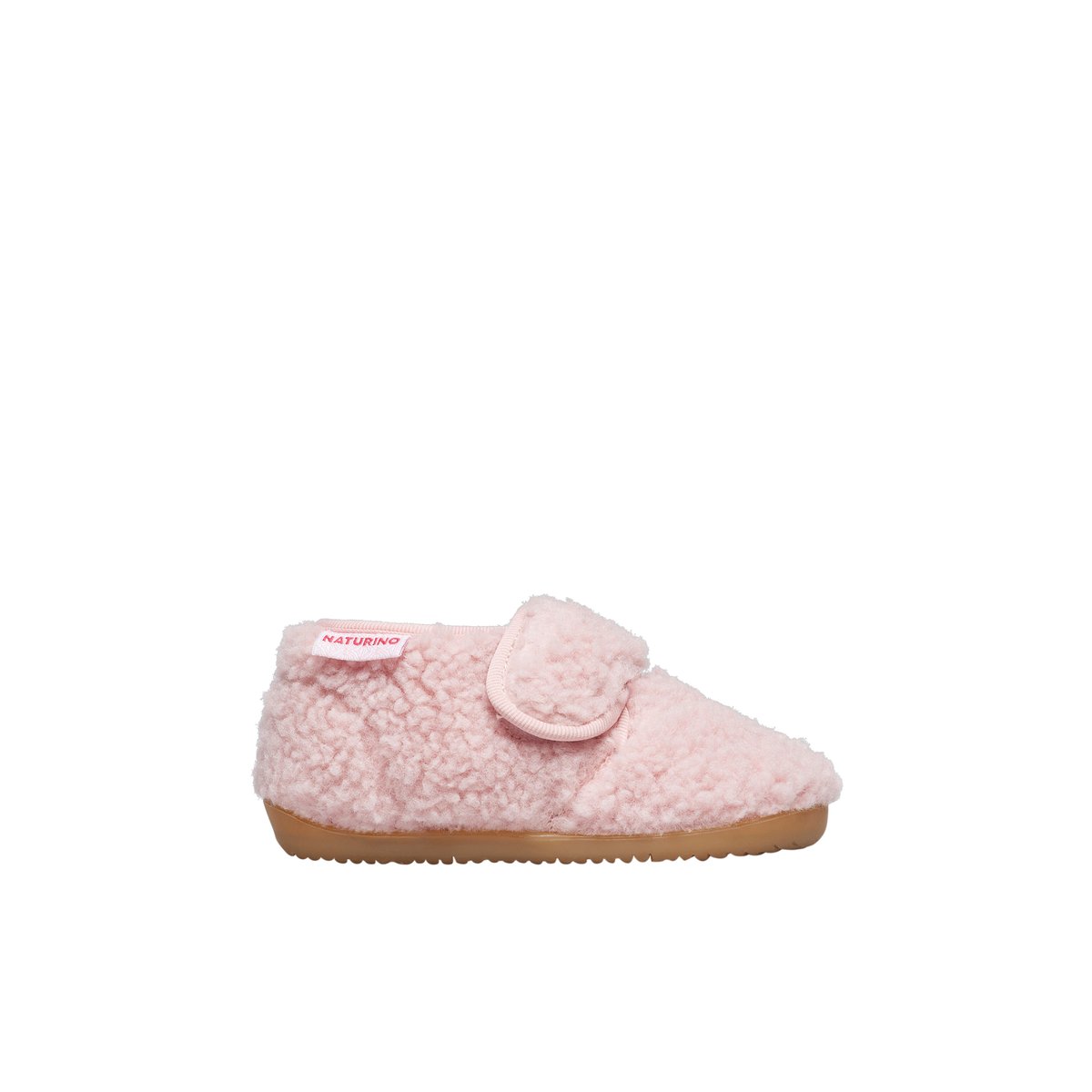 Pantoufles en laine HOME rose-, NATURINO