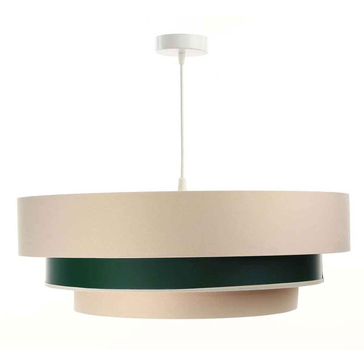Suspension en tissu TRINITI beige intérieur vert et beige, BPS KONCEPT