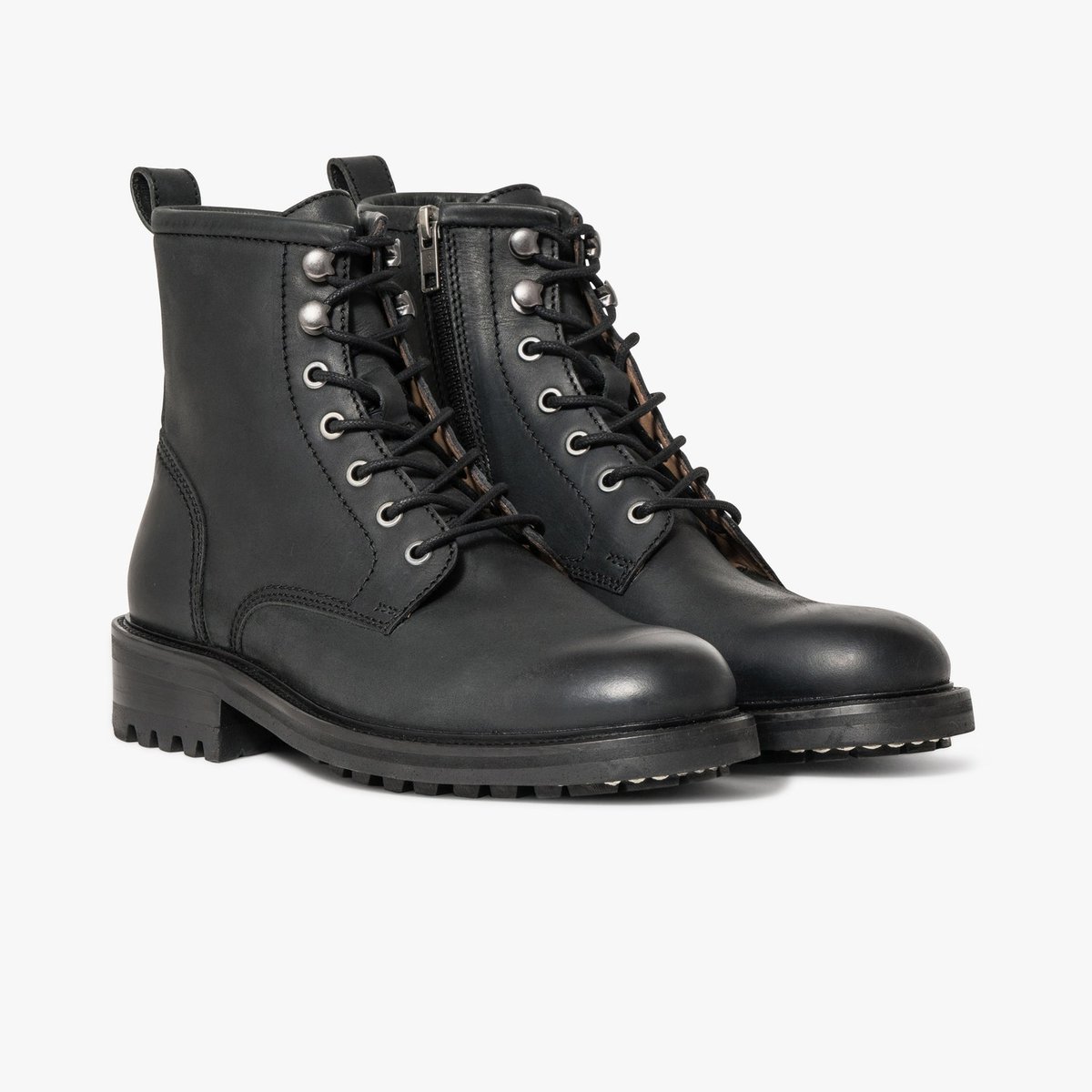 Boots À Talon en cuir EDGAR noir, BOCAGE