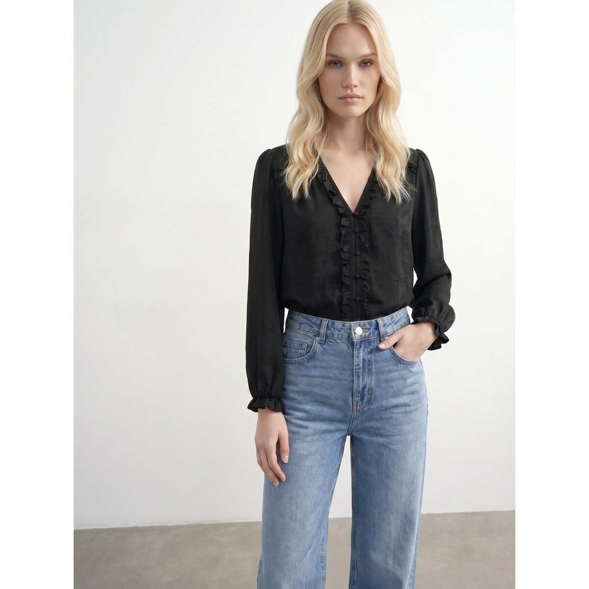 Chemise black 1, VERO MODA