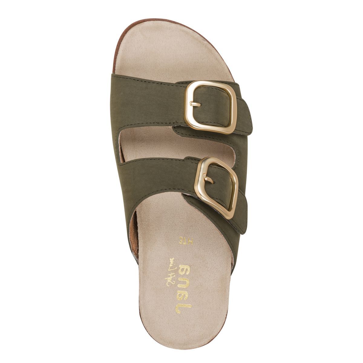 Mule vegan vert olive, JANA