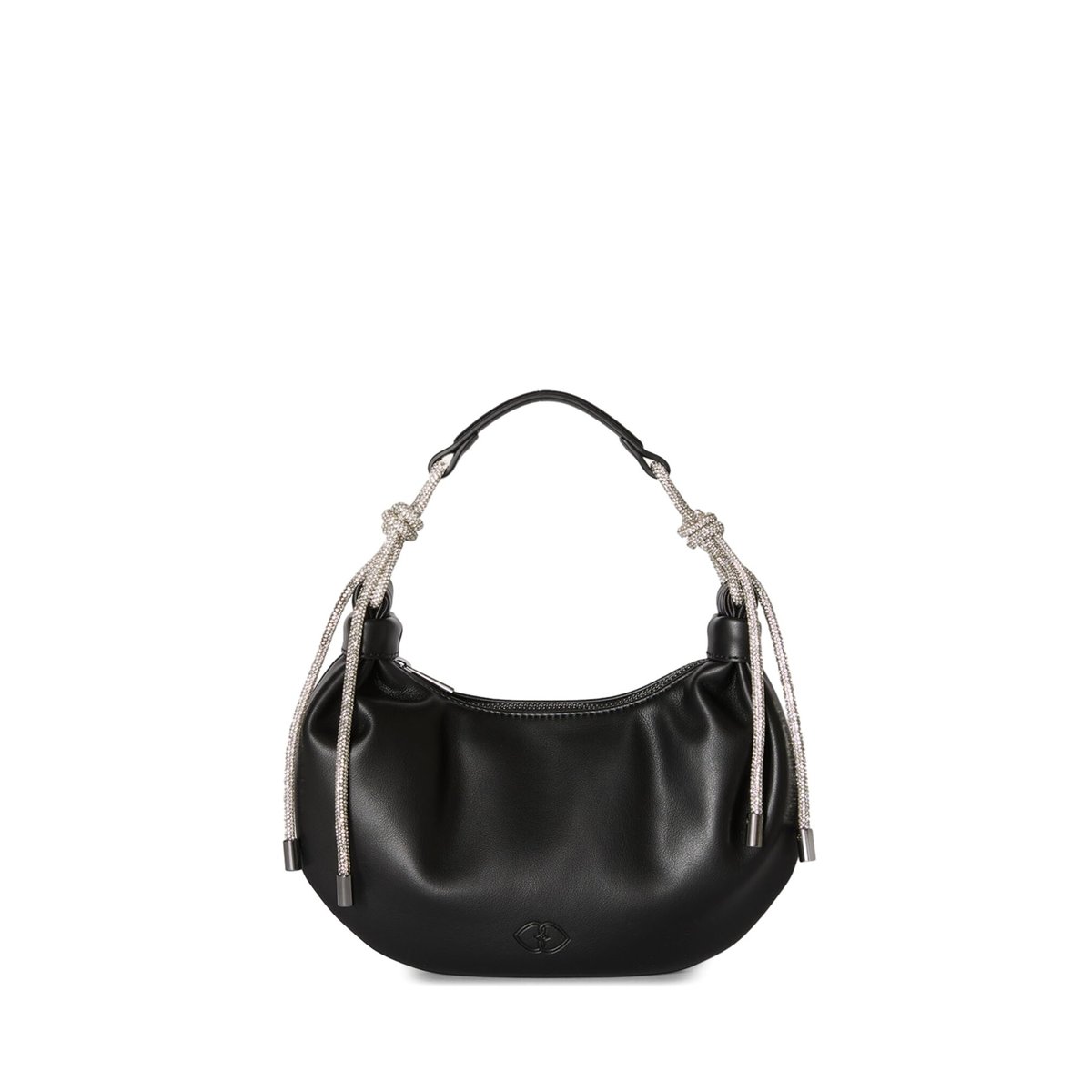 Sac hobo avec pendentifs bijoux noir, MOTIVI
